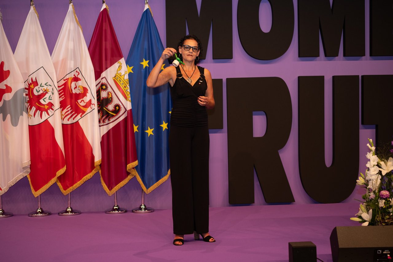 Sabine Singer — On stage in Alpbach